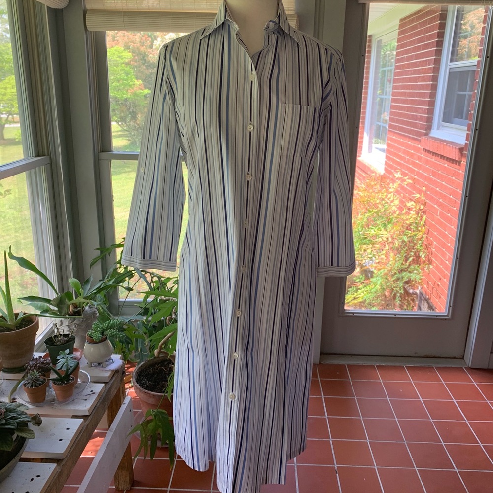 Brooks Brothers 100% cotton shirt dress